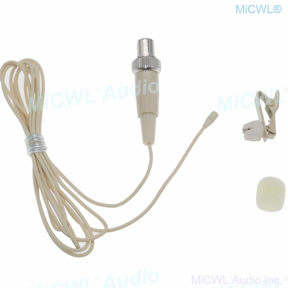 Miniature Lavalier Lapel Microphone For MiPro Audio Wireless Mics Syst