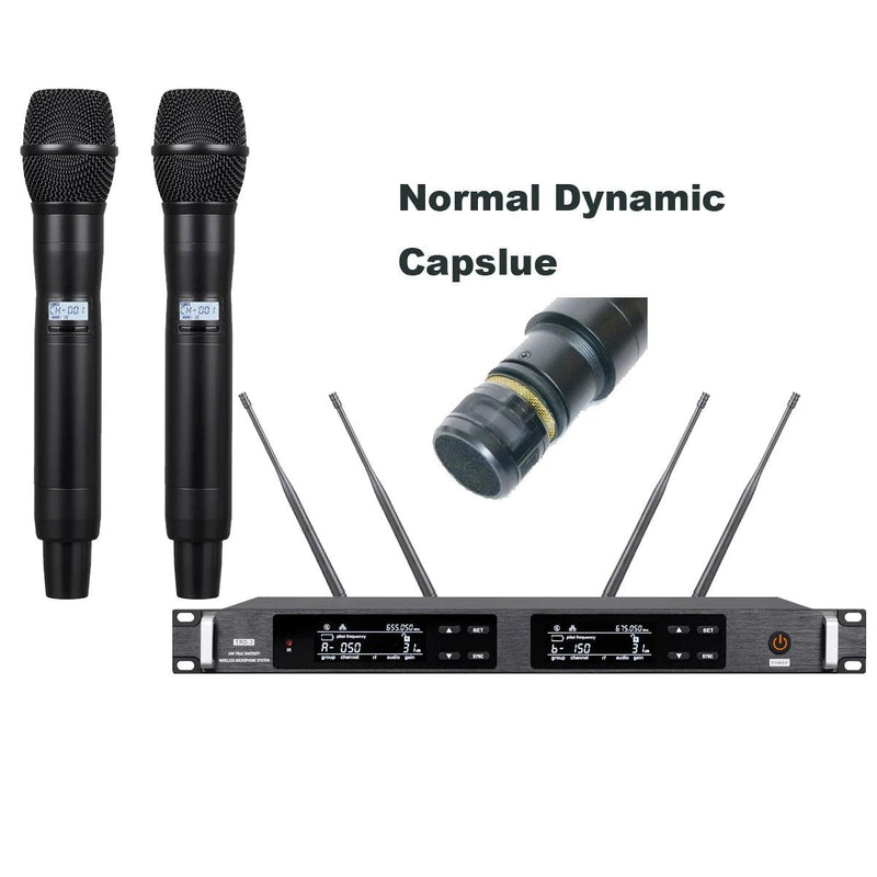 Authentic 2 Handheld Wireless Microphone System ULXD4 Receiver KSM8 Dynamic Beta87 KSM9 Condenser Stage Sing Voice Karaoke - MiCWL Audio Inc