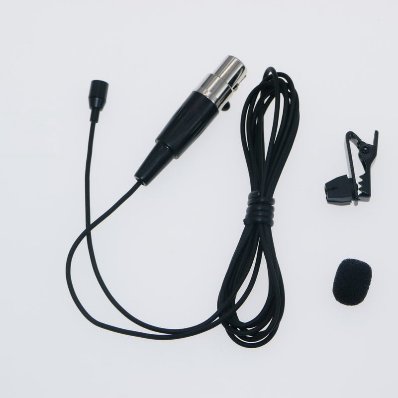 Professional WL185 Omnidirectional Lavalier Microphone for Sennheiser sk100 G1 G2 G3 G4 Wireless Black Color