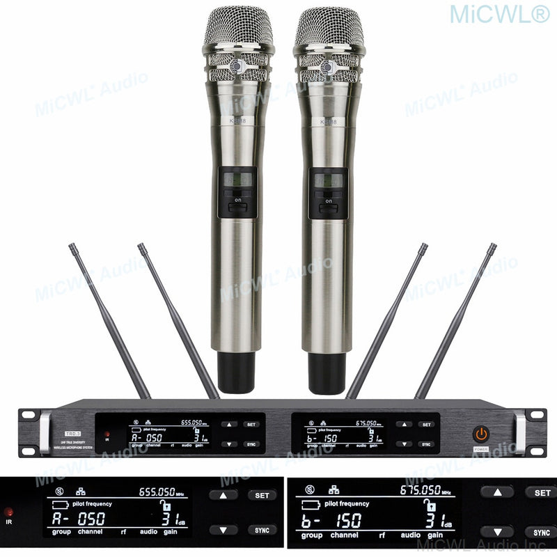 ULXD Digital Wireless Microphone System AD4D True Diversity Dual Handheld SKM9000 Beta87 Stage Vocal Concert Mics 300 Channel