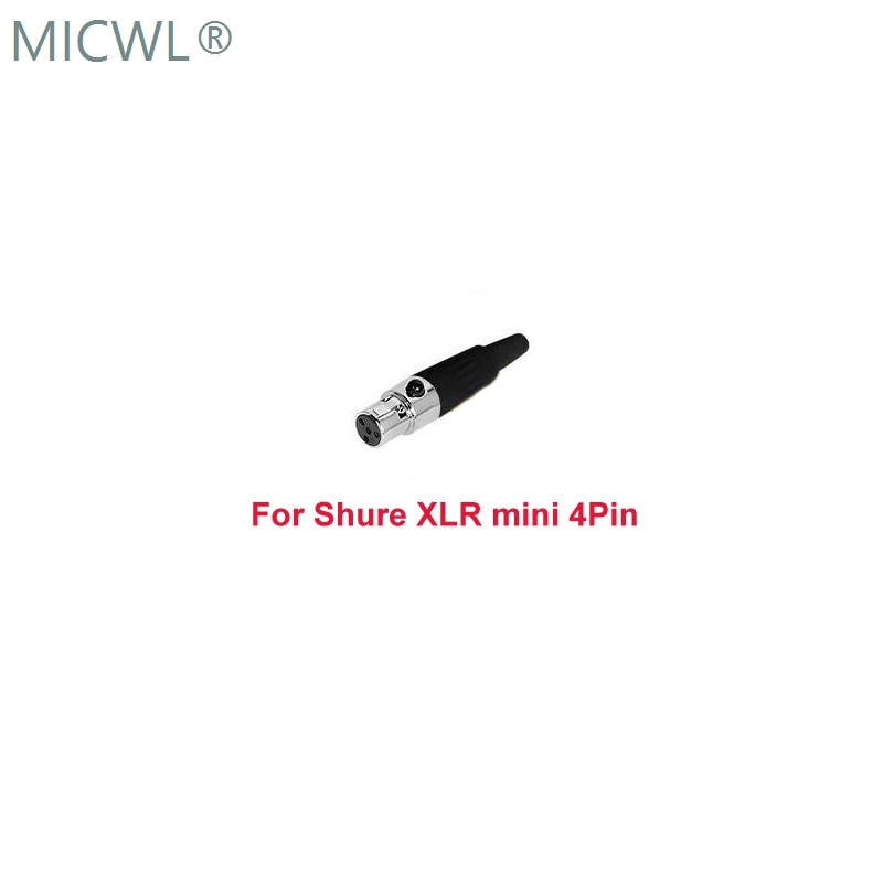 MiCWL Audio earset Headset Microphone for Sennheiser G3 G4 Shure ULX UR Audio-Technica ATW AKG MiPro ACT 3.5mm Black