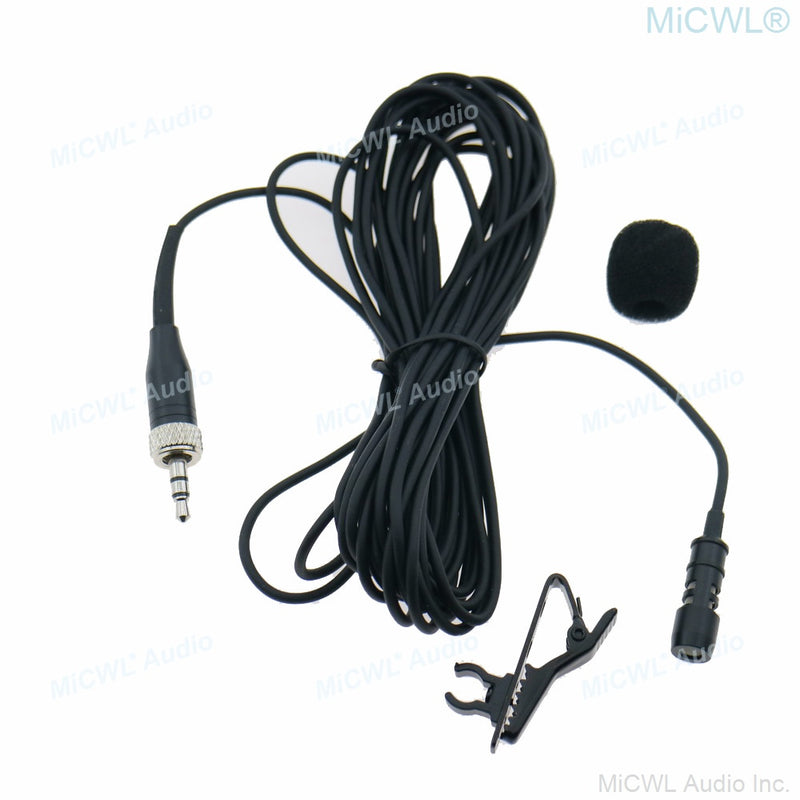 MiCWL 10m Phantom Power Lavalier Microphones with Mixer 4 Channel Sound Mixing Console 2 XLR 3Pin 2 6.35mm Input