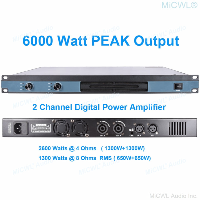 Professional Digital Effects Bluetooth Anti-noise Processor with PC Software and 4 Channel 7000W Power Amplifier MiCWL MX2 Kit