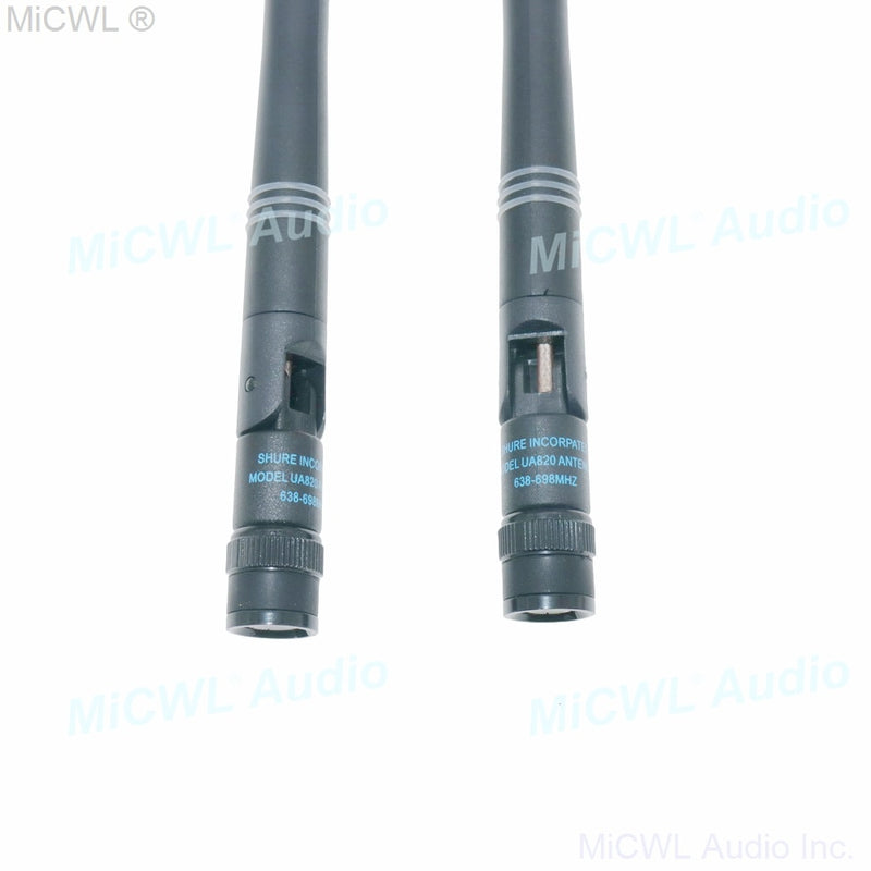 2pcs Screw Bayonet BNC Antenna Aerial for Shure ULX SLX UR24D Sennheiser G2 G3 G4 Wireless Receiver - MiCWL Audio Inc