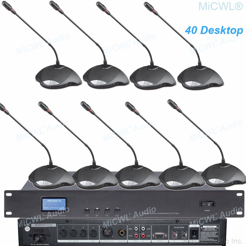 Hign-end CCS900 Digital Conference Microphone System President Delegate Desktop Gooseneck Built-in speaker Mic MiCWL A351M-A01