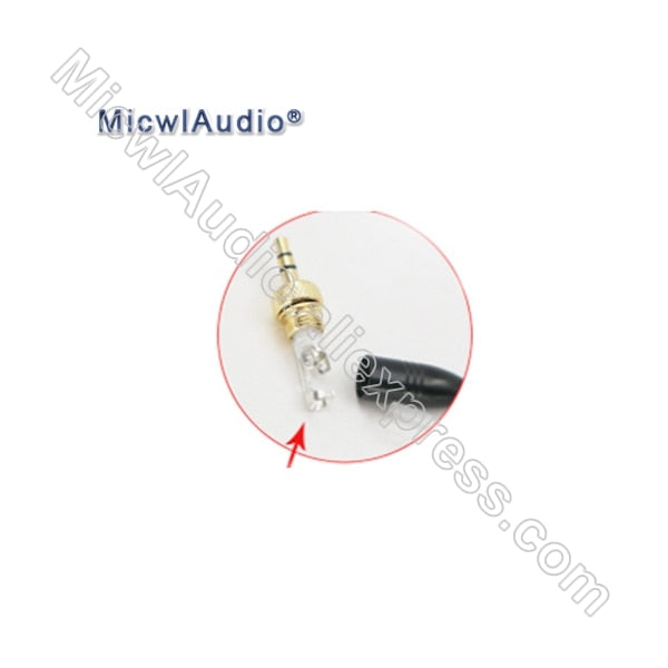 Black Beige 3.5mm 1/8 Screw Lock Stereo DIY Connector Audio Adapter for Sennheiser Sony Headset Tie Clip Lavalier Mics 100pcs