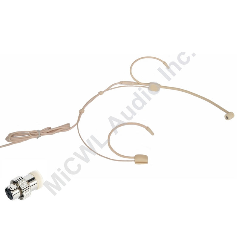 New 2019 arrival Dual Ear Hook Mic Headworn Headset Head Microphone For Shure Sennheiser AKG Audio Technica XLR 3PIN TA3F