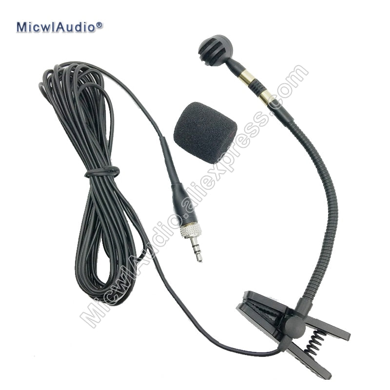 Instrument Musical Condenser Microphone MIC Classic Cardioid 3.5mm 1/8" Plug For Sennheiser 4P For Shure 3P For AKG