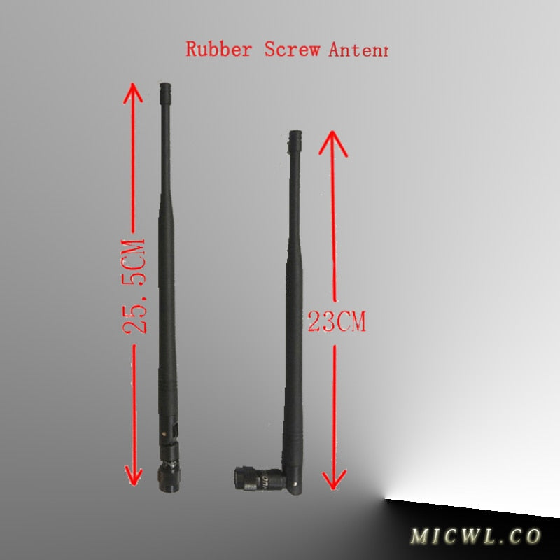 BNC Bayonet and TNC Screw Rubber Antennas Two Style For UHF Microphones