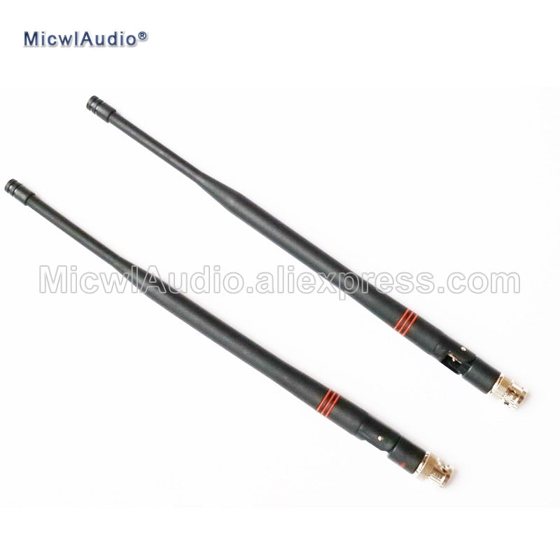 Microphone Antennas 470-542MHZ 638-698MHZ 774-865MHZ BNC  Bayonet Antennas For Shure Wireless Microphone System MicwlAudio