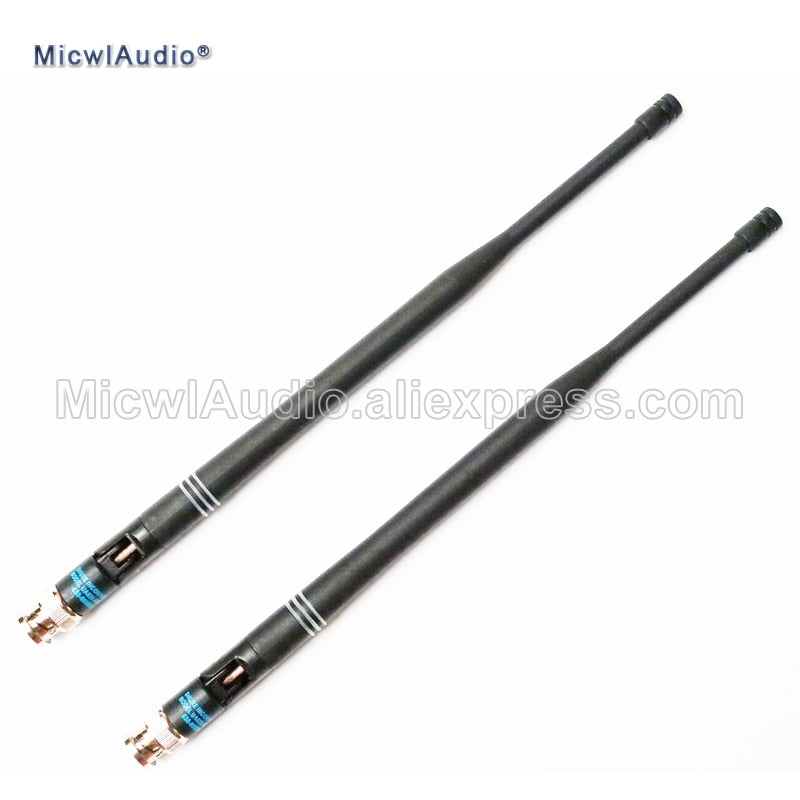 Microphone Antennas 470-542MHZ 638-698MHZ 774-865MHZ BNC  Bayonet Antennas For Shure Wireless Microphone System MicwlAudio