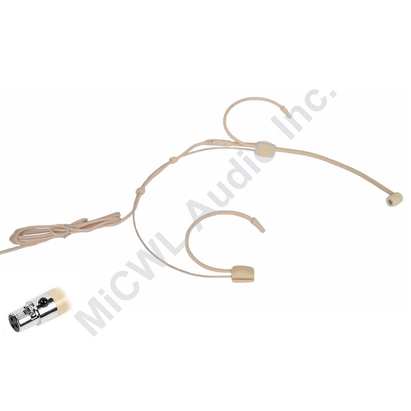 New 2019 arrival Dual Ear Hook Mic Headworn Headset Head Microphone For Shure Sennheiser AKG Audio Technica XLR 3PIN TA3F