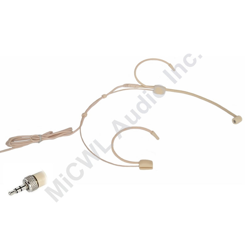 New 2019 arrival Dual Ear Hook Mic Headworn Headset Head Microphone For Shure Sennheiser AKG Audio Technica XLR 3PIN TA3F