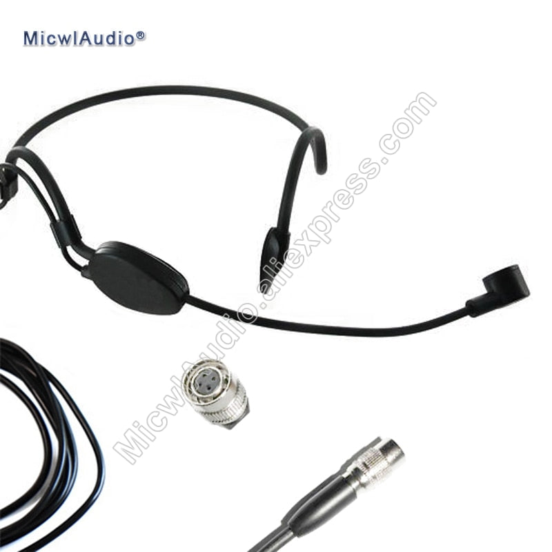 Headworn Condenser ME3 Microphone Headset For AKG Shure Senheiser and  Audio Technical Wireless MicwlAudio 005 Black