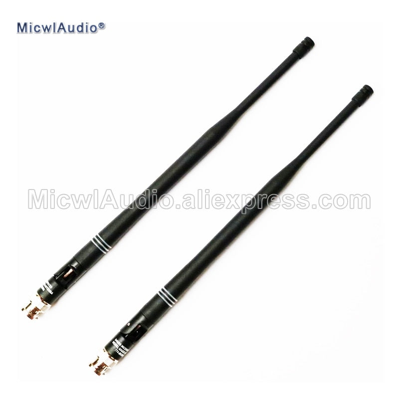 Microphone Antennas 470-542MHZ 638-698MHZ 774-865MHZ BNC  Bayonet Antennas For Shure Wireless Microphone System MicwlAudio