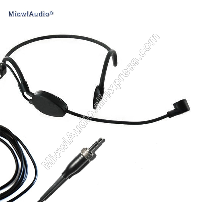 Headworn Condenser ME3 Microphone Headset For AKG Shure Senheiser and  Audio Technical Wireless MicwlAudio 005 Black