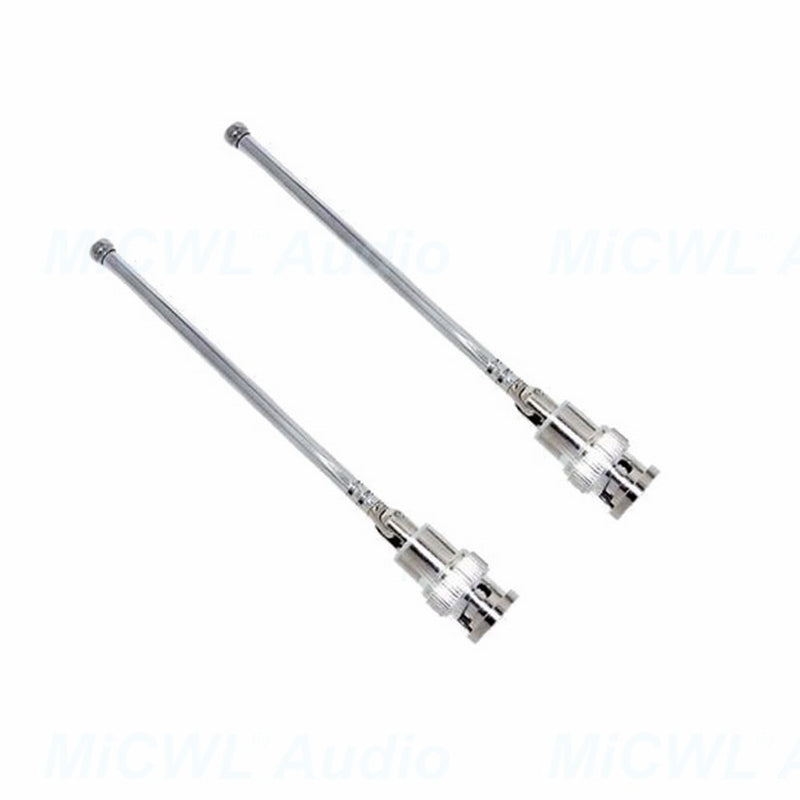 2pcs Screw Bayonet BNC Antenna Aerial for Shure ULX SLX UR24D Sennheiser G2 G3 G4 Wireless Receiver - MiCWL Audio Inc