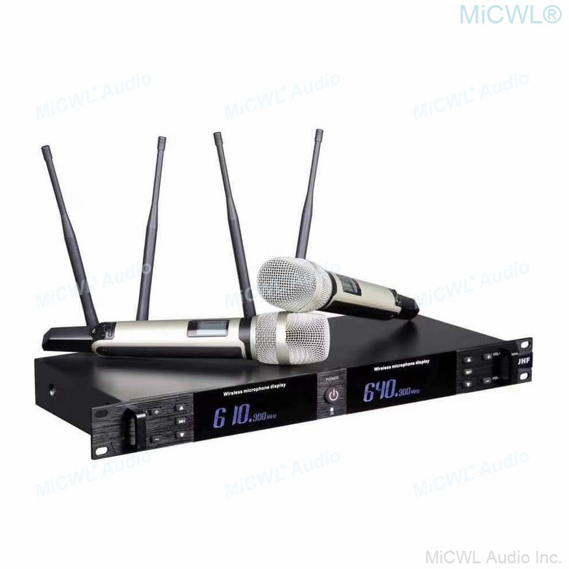 Pro QLXD Bigger LED Screen UHF Wireless Dual KSM8 Microphone System High Quality SKM9000 Beta58 Headset Audio Microfones