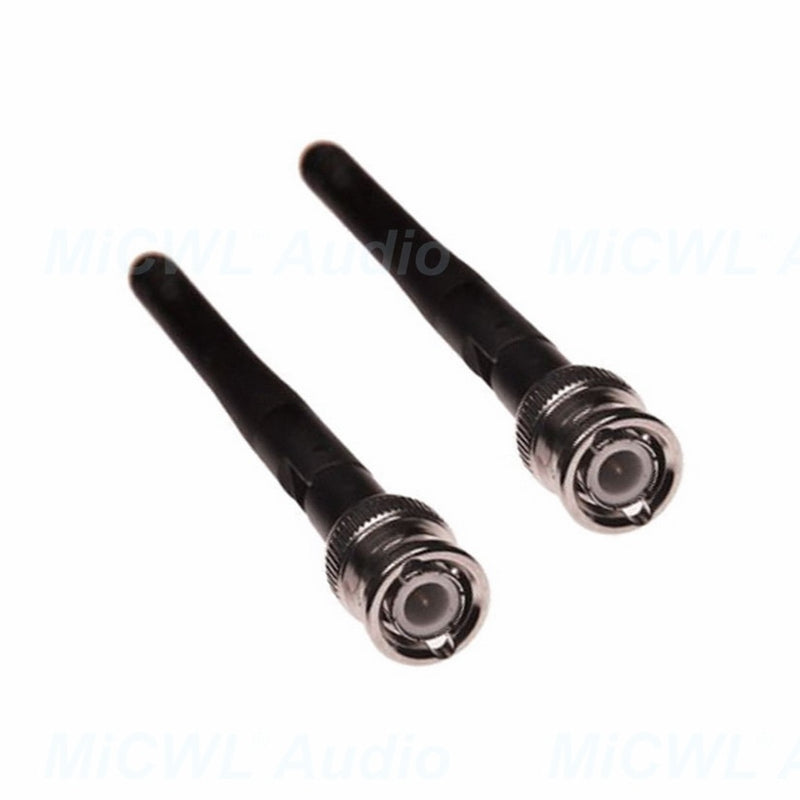 2pcs Screw Bayonet BNC Antenna Aerial for Shure ULX SLX UR24D Sennheiser G2 G3 G4 Wireless Receiver