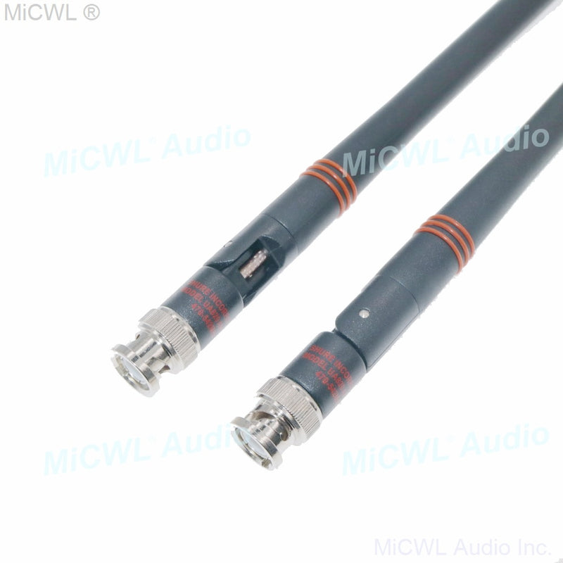 2pcs Screw Bayonet BNC Antenna Aerial for Shure ULX SLX UR24D Sennheiser G2 G3 G4 Wireless Receiver - MiCWL Audio Inc