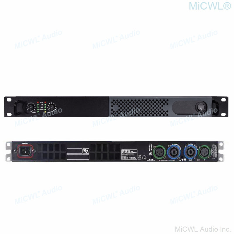 Professional Digital Effects Bluetooth Anti-noise Processor with PC Software and 4 Channel 7000W Power Amplifier MiCWL MX2 Kit