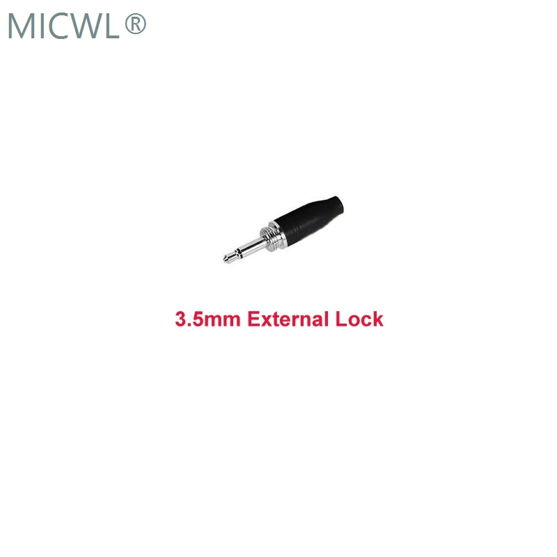 MiCWL Audio earset Headset Microphone for Sennheiser G3 G4 Shure ULX UR Audio-Technica ATW AKG MiPro ACT 3.5mm Black