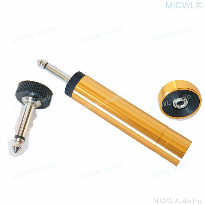 MiCWL A5 Music Instrument Microphones 3.5 mm To 6.5mm AA Battery Adapter Condenser Lavalier Lapel Mic Microfone 5m Cable