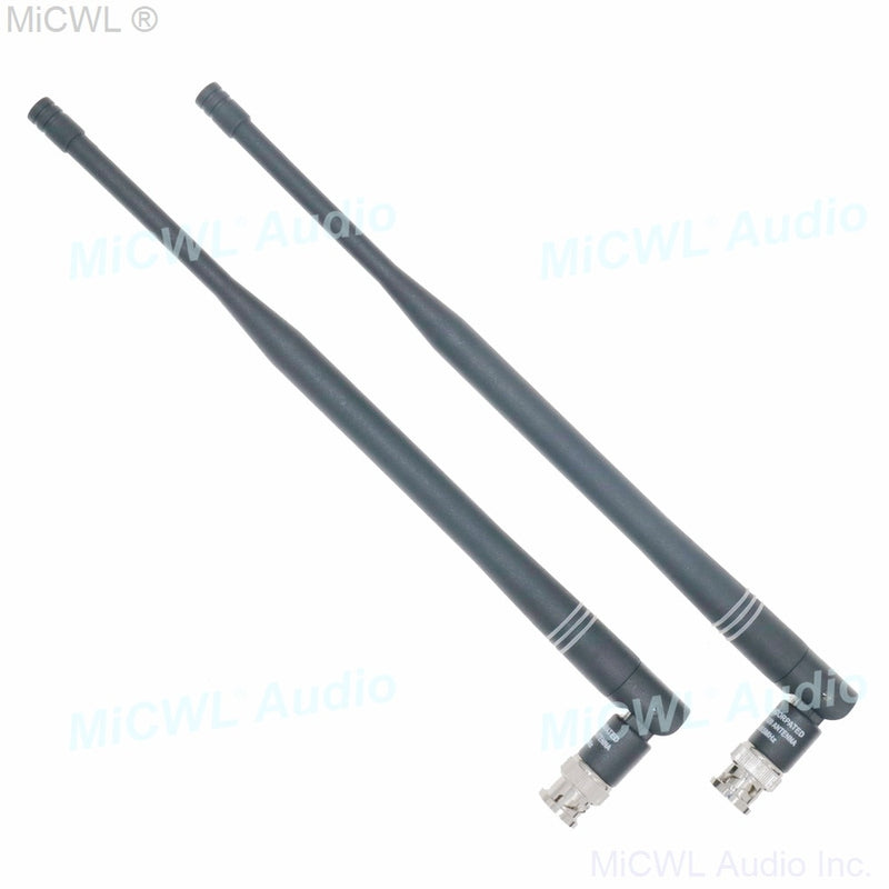 2pcs Screw Bayonet BNC Antenna Aerial for Shure ULX SLX UR24D Sennheiser G2 G3 G4 Wireless Receiver