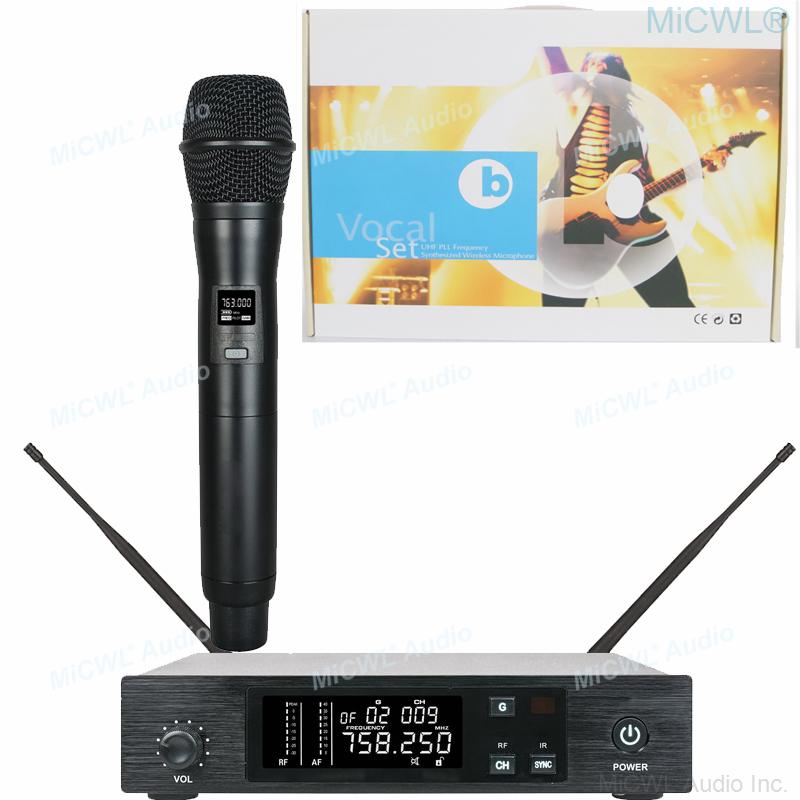 MiCWL D100 Digital Wireless Handheld Microphone Black Beta87 Dynamic Hand Karaoke DJ Live Stage Performance микрофоны Microfones