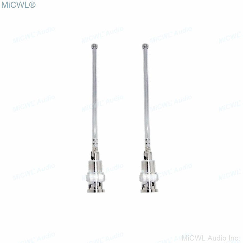 Pair BNC Antennas for Sennheiser EW EM 100 300 500 G1 G2 G3 G4 series and SR G1 G2 G3 G4 IEM G3 G4 Wreielss Receiver Host