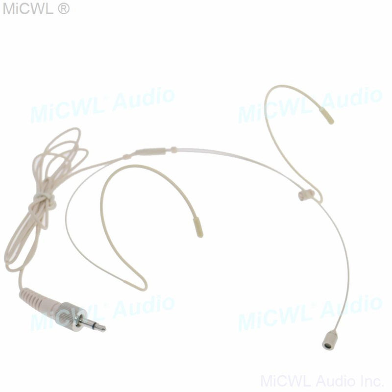 Hidden Authentic MiCWL Headset Audio Microphone For Sennheiser G2 G3 G4 G5 Wireless Mike System 3.5mm Jack Lock