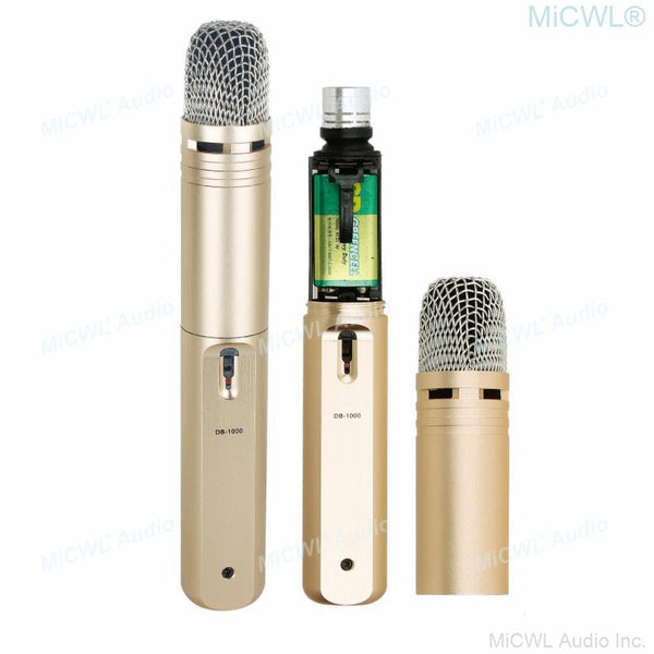 Professional Cardioid Instrument Recording Interview Broadcast Condenser Microphone Slim Pencil High Quality Mics 9V or 48V