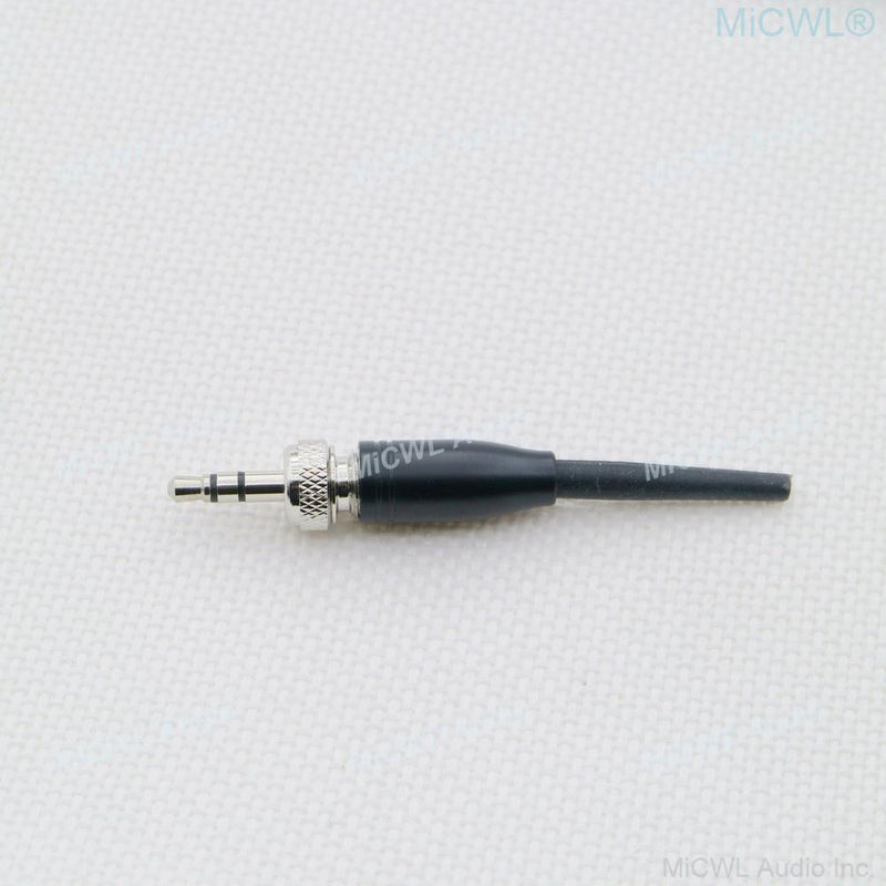 Metal 3.5mm 1/8" Stereo Screw Lock Connector Microphone Adapter Plugs For Sony Sennheiser Headset Lavalier Lapel Parts