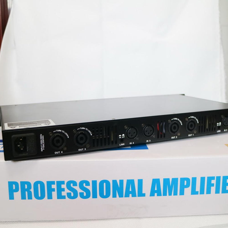 Advanced Digital Amplifier 4 Channel 6400 Watts 2 Ch 3200W High Power AMP 1U Drive 8 10 12 15 18 inch Speaker - MiCWL Audio Inc