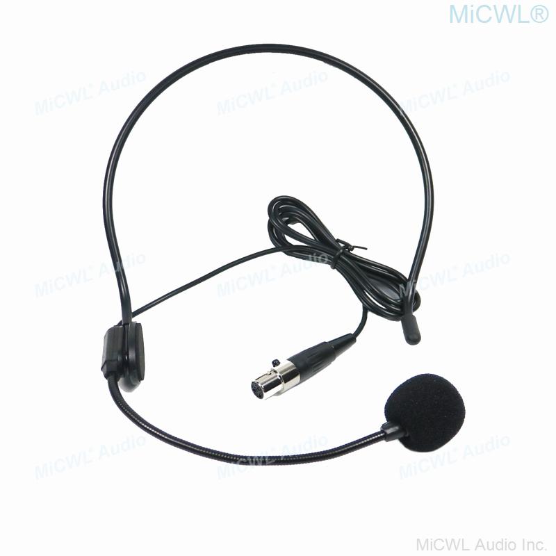 MiCWL 4 Headset UHF Digital Wireless Karaoke Microphone System Stage Speech Cardioid Mic 4 Antenna Receiver Large Range