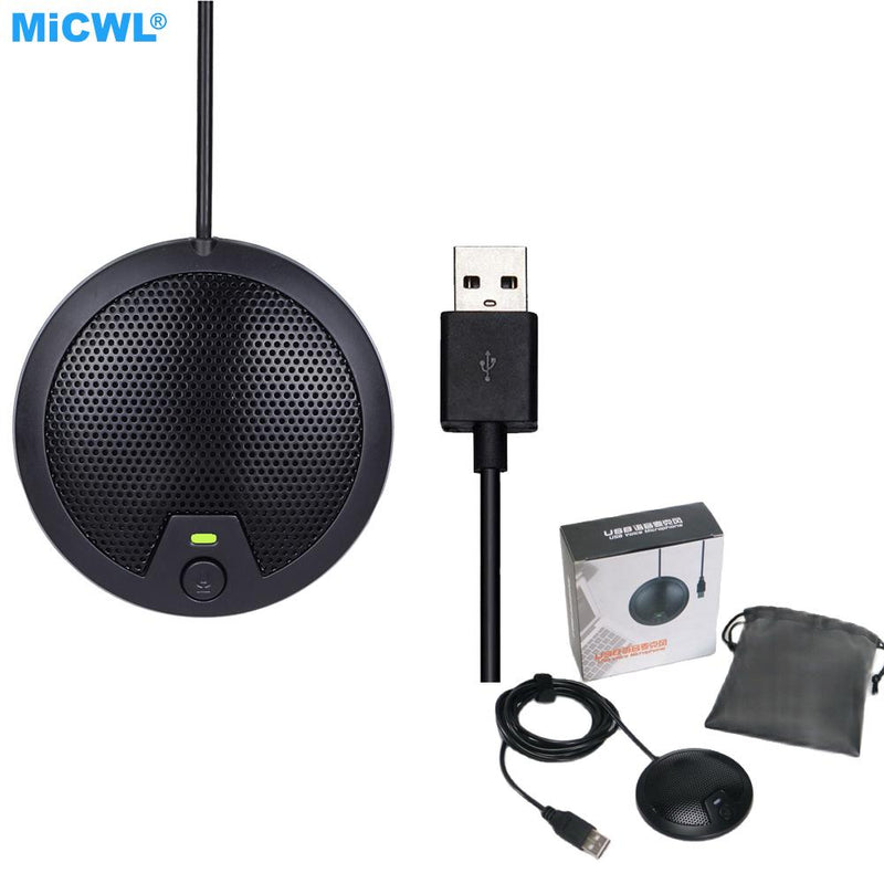 Omnidirectional USB Desktop Microphone Laptop Computer Live Web NetMeeting Conference Mic Mike - MiCWL Audio Inc