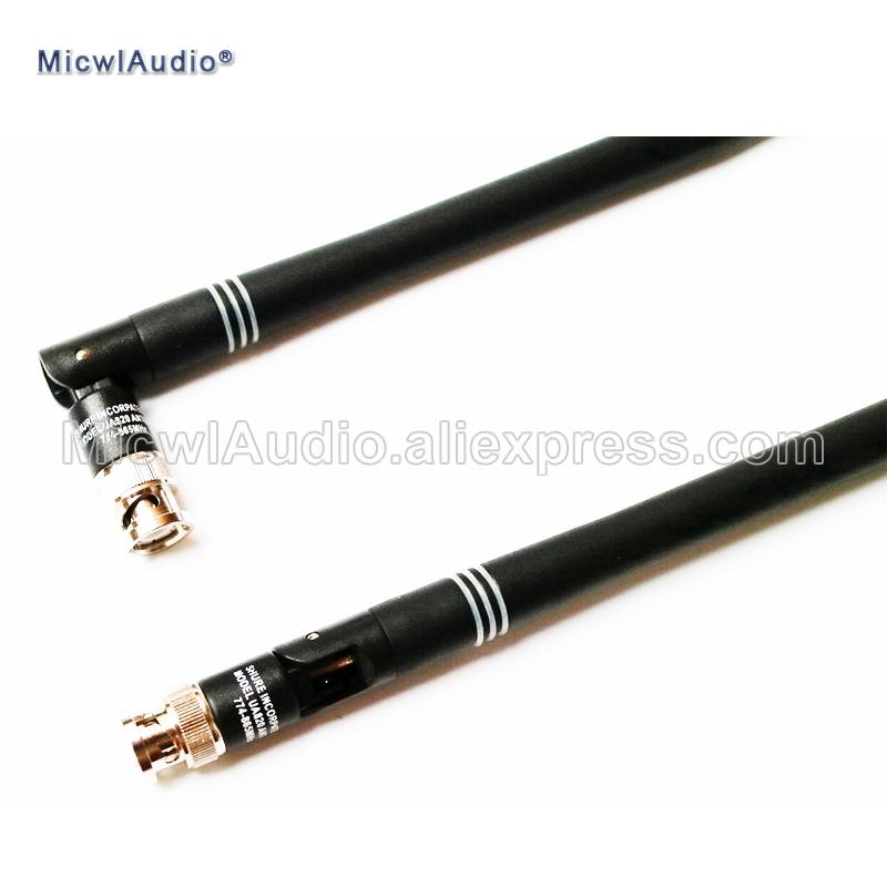 Microphone Antennas 470-542MHZ 638-698MHZ 774-865MHZ BNC  Bayonet Antennas For Shure Wireless Microphone System MicwlAudio