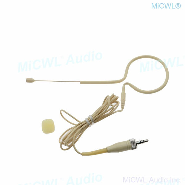 SL HeadMic 1 BE Beige Single earset Hook Headset Microphone For Sennheiser G2 G3 G4 G5 BeltPack 3.5mm Lock