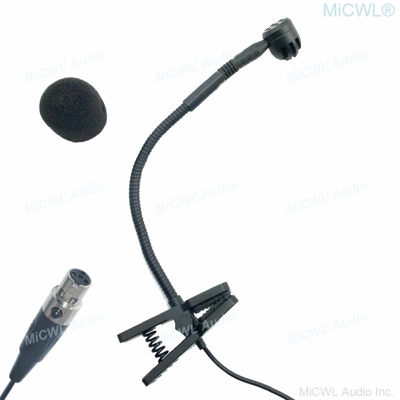 Pro Saxophone Violin Trumpet Instrument Microphone For Sennheiser G1 G2 G3 Wireless 3.5mm Lock Jack Shure ULX SLX AKG Samson