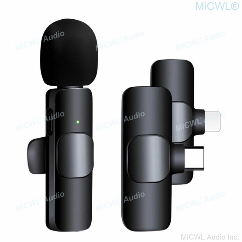 Mini Wireless Smartphone Live Video Recording Lavalier Microphone For iPhone Android Mobie Phone YouTube Facebook