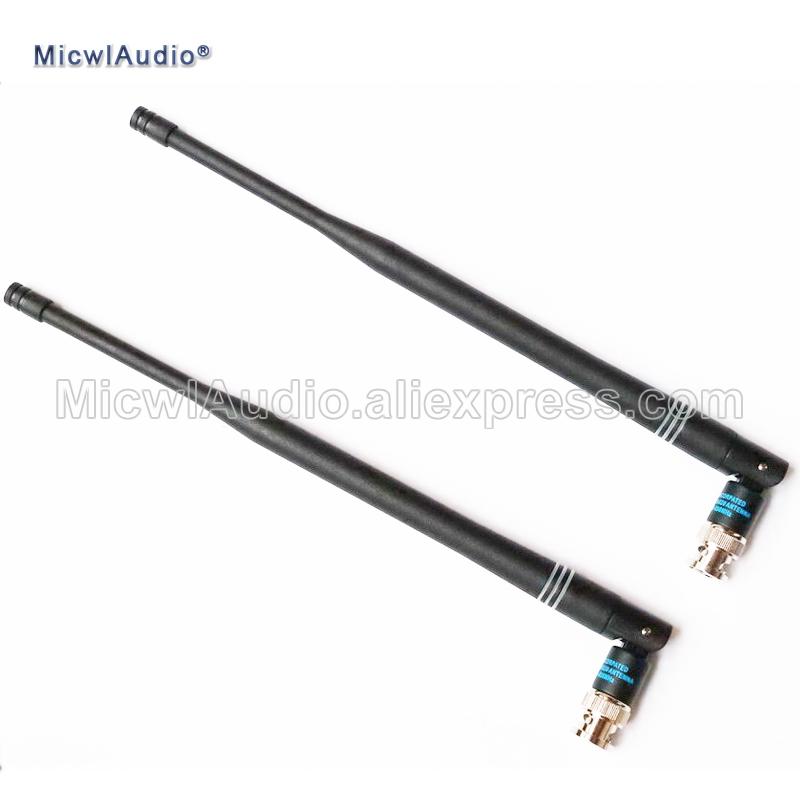 Microphone Antennas 470-542MHZ 638-698MHZ 774-865MHZ BNC  Bayonet Antennas For Shure Wireless Microphone System MicwlAudio