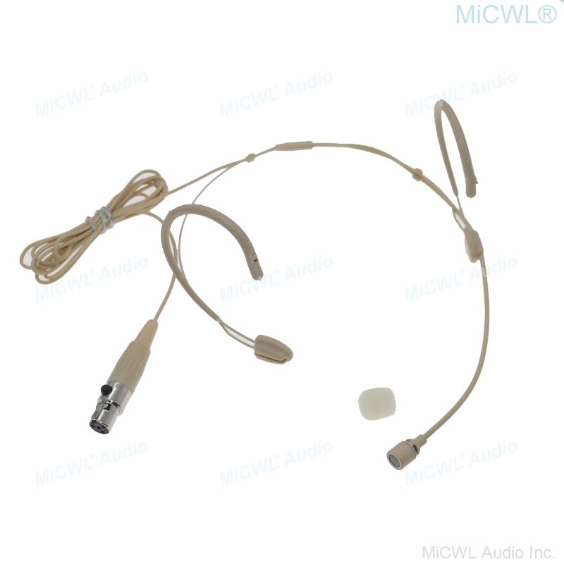 MiCWL M20 New Updated Version Cardioid Headset Microphone For Shure Wireless BeltPack Transmitter XLR 4Pin Mini Connector