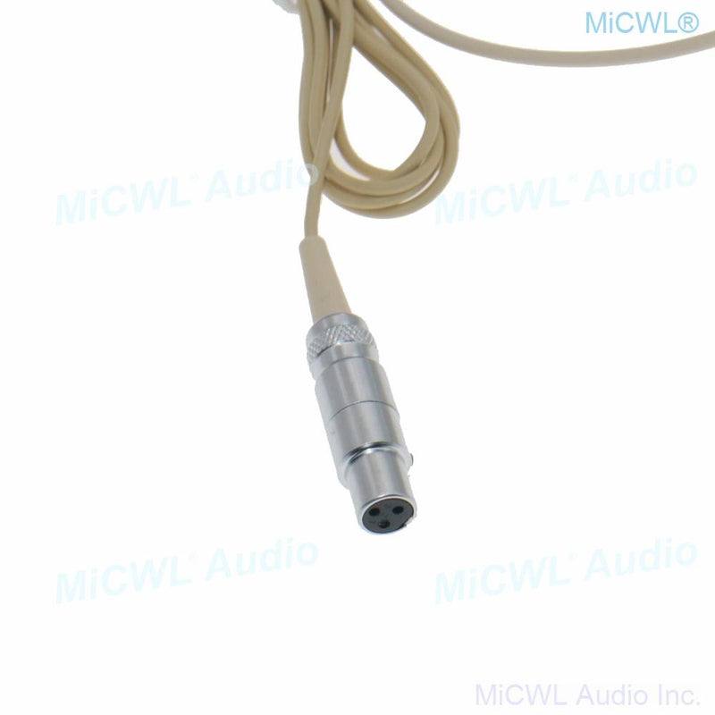 CS90 Beige Cardioid Headset Microphone for AKG Samson Gemini Wireless BeltPack Karaoke Sing Stage TA3F Mini XLR 3Pin