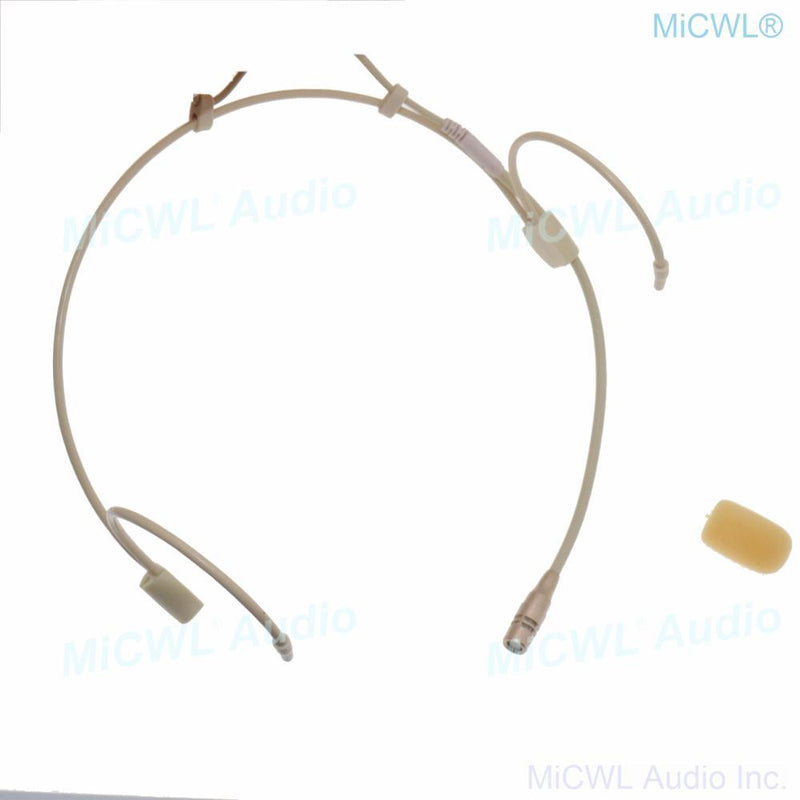 CS90 Wireless Stage Singing Voice Ear Hook Headset Cardioid Microphone ACT for MiPro Wireless BeltPack Transmitter 4Pin Lock