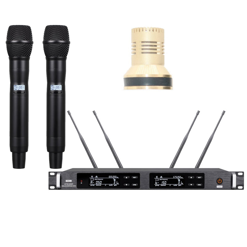 Professional UR24D Digital Wireless Top Quality Condenser Microphone Beta87 System KSM8 SKM9000 True Diversity Aerial 500m Range