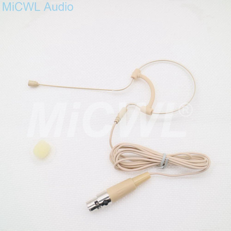 Single Hook Ear Condenser Microphone Omni-directional Head Worn Earphones For Shure AKG Samson Sennheiser Audio Technica Mipro