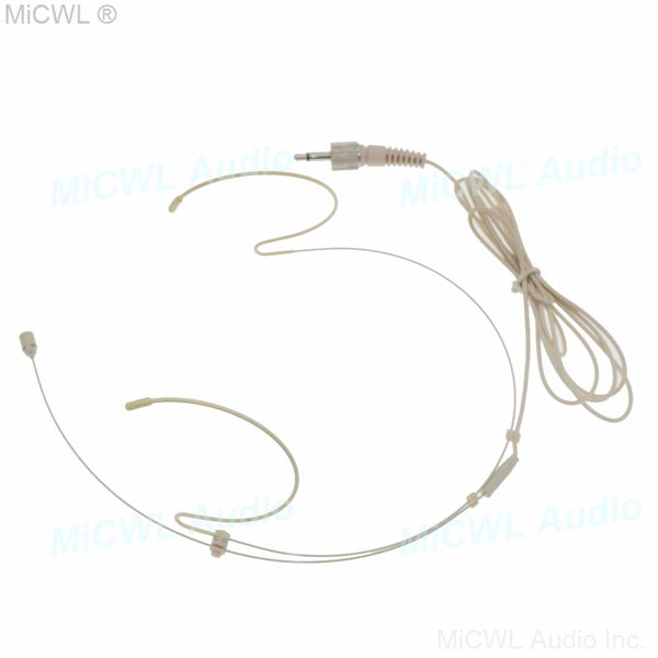 Hidden Authentic MiCWL Headset Audio Microphone For Sennheiser G2 G3 G4 G5 Wireless Mike System 3.5mm Jack Lock