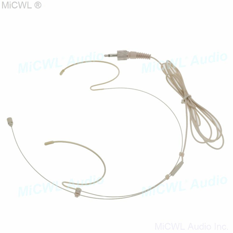 Hidden Authentic MiCWL Headset Audio Microphone For Sennheiser G2 G3 G4 G5 Wireless Mike System 3.5mm Jack Lock