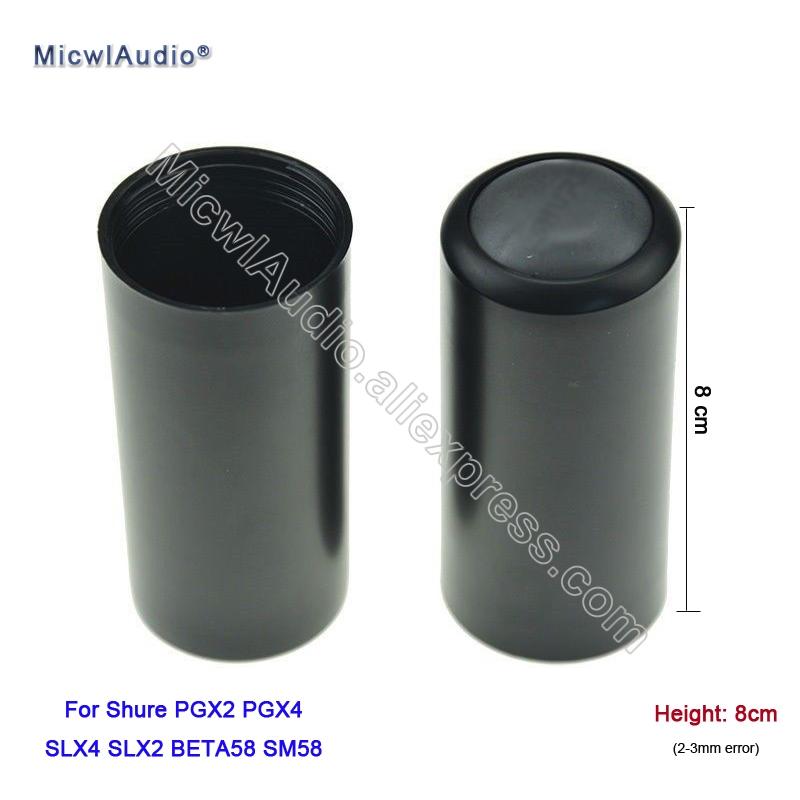 2Pcs Handheld Microphone Cover Cup Screw on Cap  For Shure PGX2 PGX4 SLX4 SLX2 BETA58 SM58 Wireless Replacement SLX PGX