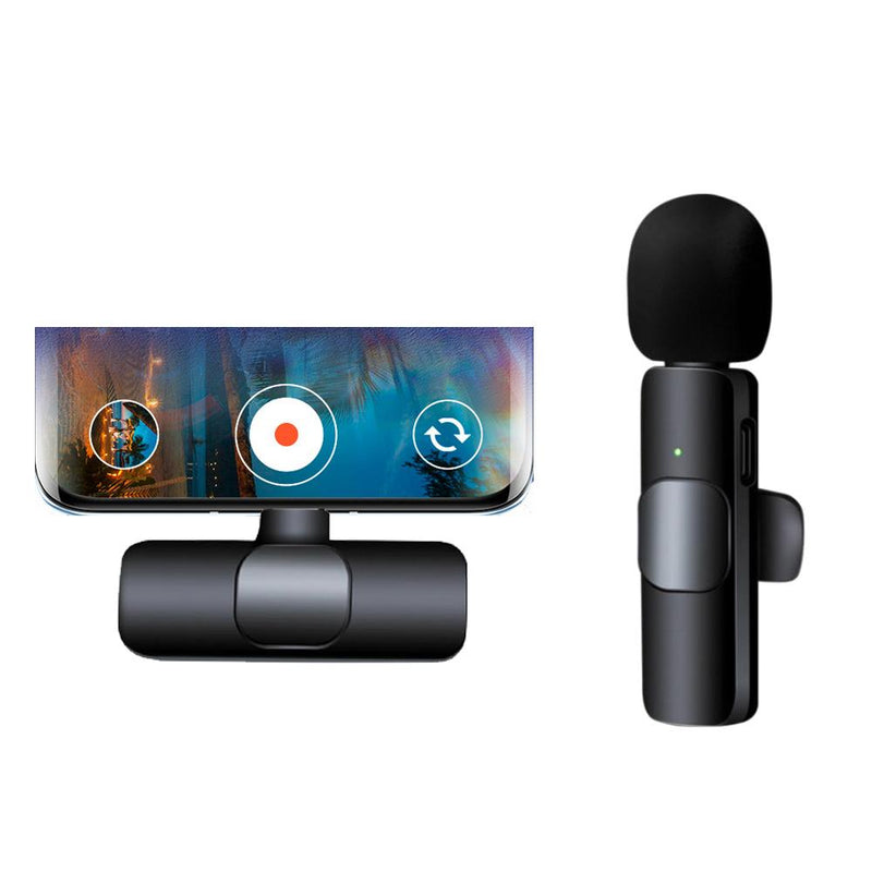 2.4G Digital Wireless Lavalier Lapel Microphone Android Smartphone Live Video Recording For Samsung XiaoMi Vivo Oppo HuaWei